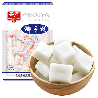 椰香沁心，海島滋味——春光食品200g*2袋裝海南特產(chǎn)椰子糕推薦